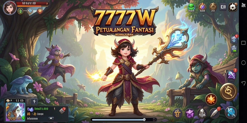 Gameplay intens dan menakjubkan di 7777W.