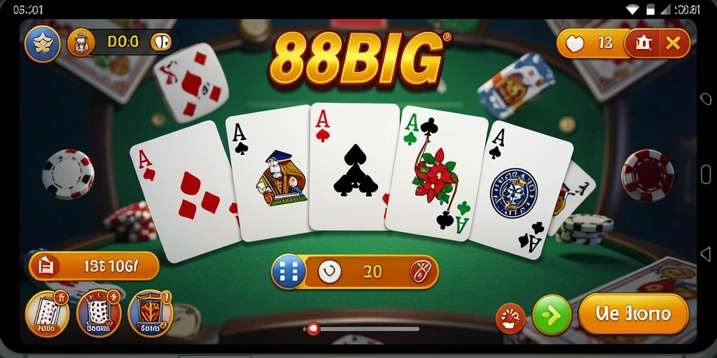 Gameplay seru dari game Domino 88BIG yang menantang.