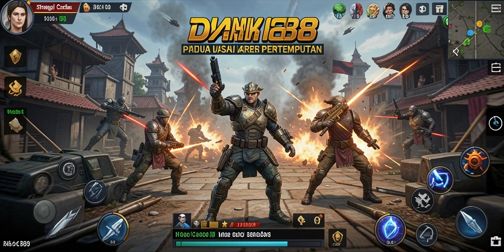 Tampilan gameplay strategi yang mendebarkan di DAM88.