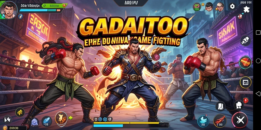 Tangkapan layar menampilkan pertarungan seru dalam GADAITOTO.