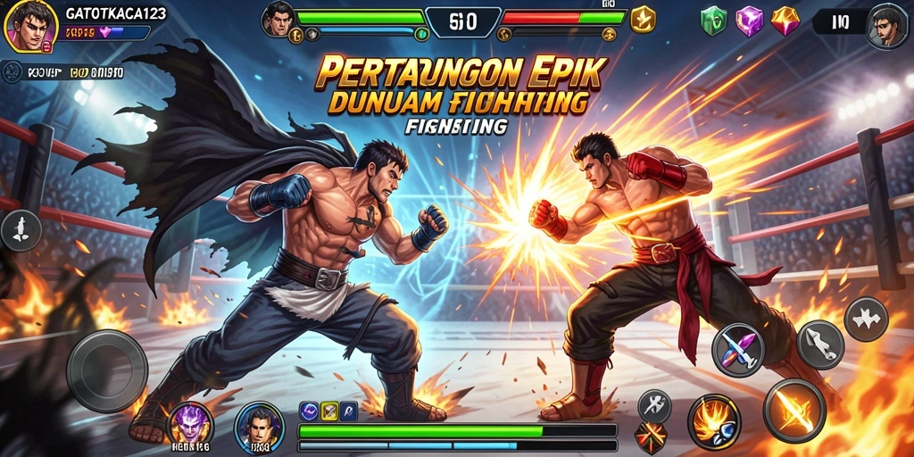 GATOTKACA123 menampilkan aksi pertarungan yang intens dan grafis yang luar biasa.