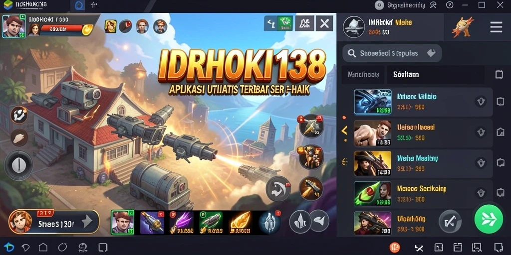 Tangkapan layar utama IDRHOKI138 menunjukkan kemudahan penggunaan aplikasi Utility.
