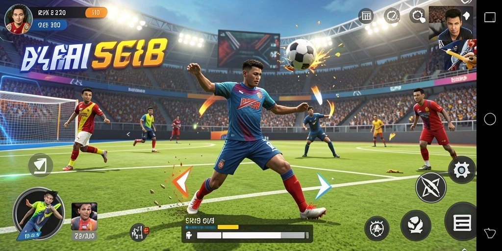 Screenshot RK88 menampilkan gameplay olahraga yang dinamis dan menarik.