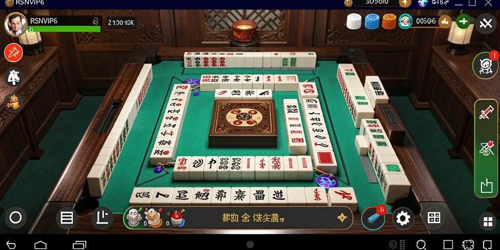 Tampilan gameplay Mahjong di RSNVIP6 yang seru dan menantang.
