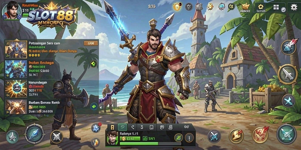 Gameplay seru di SLOT88 dengan fitur MMORPG lengkap.