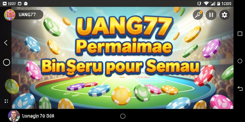 Tampilan gameplay UANG77 yang mengasyikkan dan interaktif.