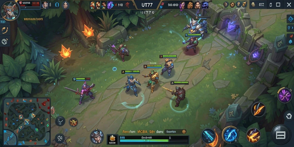 Tampilan menarik dari gameplay seru UT77 yang memukau.